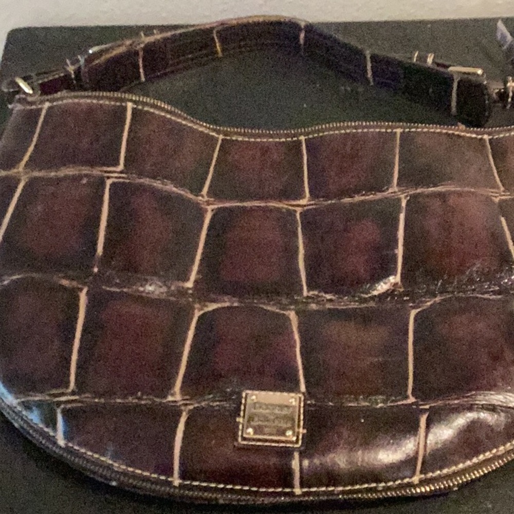 NEW Dooney & Bourke Large Luna Bag from the Nile Collection, Shoulder Bag, Brown - Picture 4 of 8